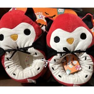 Squishmallows Vampire Owl Halloween Limited Edition 2024 Slippers Sz 2/3 Youth